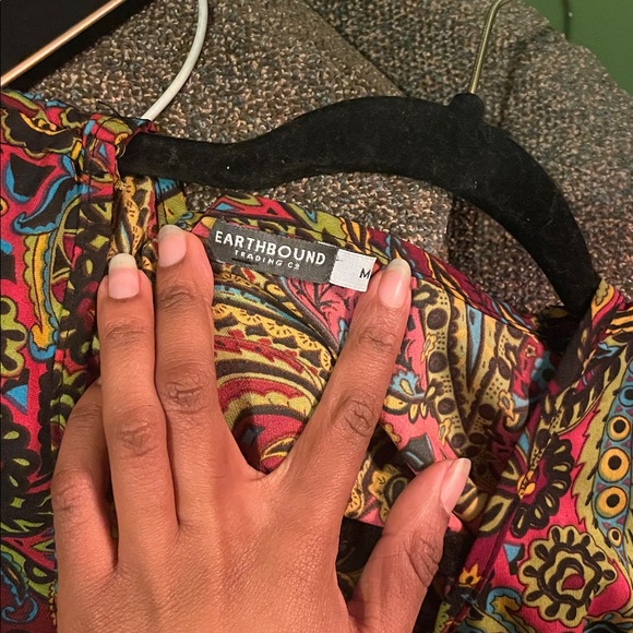 EARTHBOUND Vibrant Paisley Jumpsuit - Picture 5 of 6